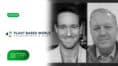 Plant Based World Conference and Expo logo with headshots of Benjamin Davis and Chris Nemchek